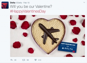 Delta Airlines Valentines Day